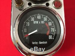 80's HARLEY FXE SPEEDOMETER TACHOMETER AMF TACH DYNA SPEEDO FXR SPORTSTER FX