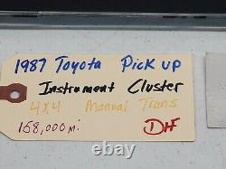 84-88 Toyota Pickup Truck 4Runner Gauge Cluster Speedometer OEM sr5 86 87