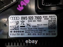 8W5920790D Audi instrument cluster speedometer Bosch speedometer