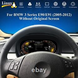8.8'' Dashboard Digital Cluster Speedo For BMW 3 Series E90/E91/E92 Fuel Gauges