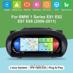 8.8 Digital Dash for BMW E81/E82/E87/E88 Speedo Fuel Gauge Wireless CarPlay