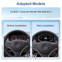 8.8 Digital Dash for BMW E81/E82/E87/E88 Speedo Fuel Gauge Wireless CarPlay