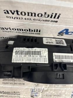 A2049004008 Mercedes Benz C W204 Speedometer Instrument Cluster