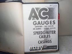 AC Gauges, Speedometers, Tachometers, Cables, Speedo And Instrument Parts Catalogs