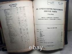 AC Gauges, Speedometers, Tachometers, Cables, Speedo And Instrument Parts Catalogs