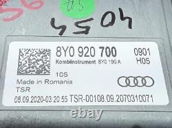 AUDI A3 MOD. 2016- Speedometer Tachometer Instrument Cluster 8Y0920700