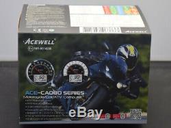 Acewell CA080-100 Royal Enfield 350 500 plug and play speedo with tachometer