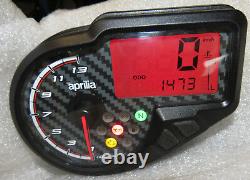 Aprilia RS 125 ABS Tuono 2017 SPEEDOMETER COCKPIT INSTRUMENT DASHBOARD SPEEDO