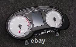 Audi A3 S3 8V facelift speedometer instrument cluster 2.0 TFSI cluster 8V0920872A