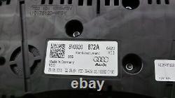 Audi A3 S3 8V facelift speedometer instrument cluster 2.0 TFSI cluster 8V0920872A