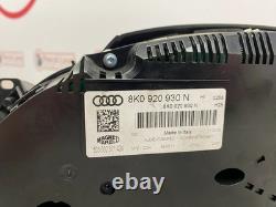 Audi A4 8K B8 Instrument Cluster Speedometer Speedometer Display Speedometer 8K0920930N
