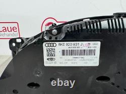 Audi A4 B8 8K Facelift TDI Speedometer Instrument Cluster Speedo 8K0920931J