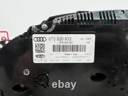 Audi A5 8T TDI Diesel Speedometer Tachometer Instrument Cluster 8T0920932