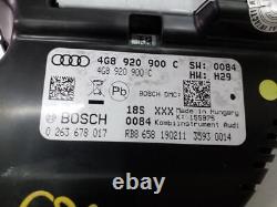 Audi A6 4G 2011-2014 speedometer instrument cluster 4G8920900C