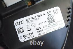 Audi A6 speedometer instrument cluster 4G8920986M 3.0 TDI 2015 right handlebar 24484299