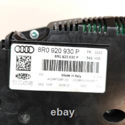 Audi Q5 8r 2013 Instrument Cluster Speedometer 8r0920930p
