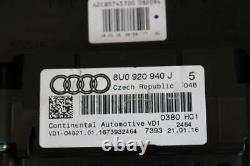 Audi RSQ3 8U SPEEDO INSTRUMENT CLUSTER 8U0920940J 25KM