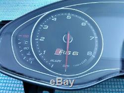 Audi Rs6 13-18 Oem Instrument Dash Cluster Speedometer Gauges Petrol