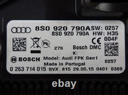 Audi TTS Coupe (8S) 8S0920790A 2.0 TTS Quattro Speedometer