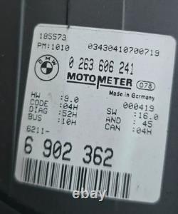 BMW 3 Series E46 Speedometer Tachometer Instrument Cluster Bosch 6902362 / 0263606241