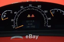 C2 Mercedes Cl500 S430 Speedometer Tachometer Instrument Cluster 201k 2205407947