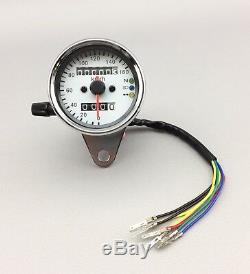Cafe Racer Bobber Scrambler Custom Motorrad Mini Tachometer Speedometer Tacho