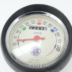 Carnielli Veglia Vintage Motorcycle Moped Speedometer Speedometer Italy