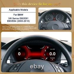Carplay Cluster Gauges For BMW 5 Series E60 E61 E63 E64 Tachometer Speedo Clocks