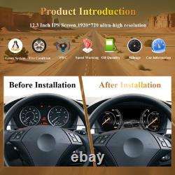 Carplay Cluster Gauges For BMW 5 Series E60 E61 E63 E64 Tachometer Speedo Clocks