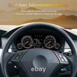 Carplay Cluster Gauges For BMW 5 Series E60 E61 E63 E64 Tachometer Speedo Clocks