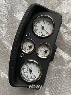 Classic Fiat 500 Abarth Speedo Speedometer Dashboard Dials Leather New