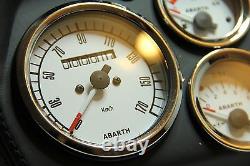 Classic Fiat 500 L 595 Abarth Speedo Speedometer Dashboard Dials Leather