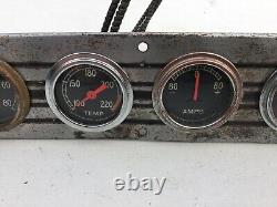 Diamond T Truck Vintage Dash Instrument Gauge Amp Gas Oil Temp Tested & Working