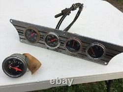 Diamond T Truck Vintage Dash Instrument Gauge Amp Gas Oil Temp Tested & Working