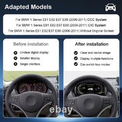 Digital Cluster Kit for BMW 1 Series E81 E82 E87 E88 Speedo CarPlay Android Auto