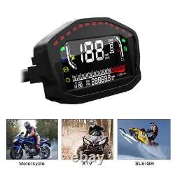Digital GPS Speedometer Odometer Motorcycle Tachometer For 2, 4 Cylinders Motor