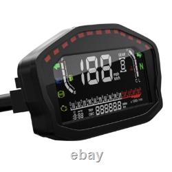 Digital GPS Speedometer Odometer Motorcycle Tachometer For 2, 4 Cylinders Motor
