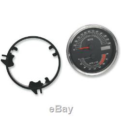 Drag Electronic Speedo & Tachometer Combo MPH Gauge Harley Softail FXDWG FLHR