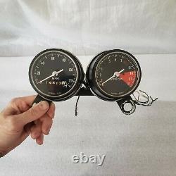 EXCELLENT Honda CL450K2 CB350K2 CL350K2 Gauges Cluster Speedo Tach With Bracket