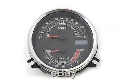 Electronic Analog Speedometer MPH Speedo Tachometer Tach Combo Harley FXST
