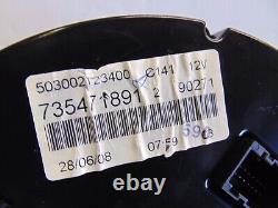Fiat 500 Instrument Cluster 07-16 1.2 petrol Clocks Dashboard Speedo 735471891