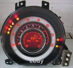 Fiat 500 Speedo Unit Cluster Clocks Petrol 735516034
