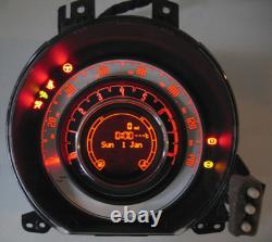 Fiat 500 Speedo Unit Cluster Clocks Petrol 735516034