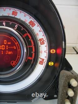 Fiat 500 Speedo Unit Cluster Clocks Petrol 735516034