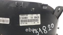Fiat Grande Punto 2005-2009 Speedometer Tachometer Instrument Cluster 51828081