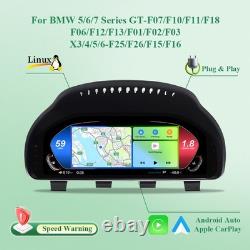For BMW 5 Series F10 F11 F07 F18 12.3 Digital Dash Speedo Cluster CarPlay