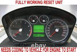 Ford Focus C-max Petrol Automatic Speedo Clock Cluster 4m5t-10849-kr 2005 2007
