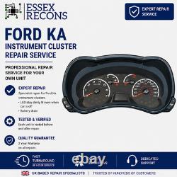 Ford KA Instrument Cluster Repair Service Speedo Lights Power Fault Fix Repair