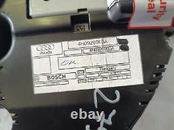 Genuine Audi A8 4H TDI Screen Combo Instrument Speedometer 4H0920900A 20,400KM