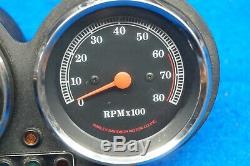 Genuine Harley Davidson FXR FXRS Speedometer Tachometer Speedo Tach 1982-1994